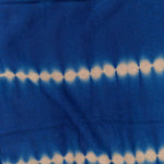 Suzusan Home Throws Nuisuji Shibori Cashmere Knit Throw in Dark Blue Dark Blue/Light Coffee / 79" L X 55" W