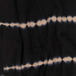 Suzusan Home Throws Nuisuji Shibori Cashmere Knit Throw in Black Black/Light Coffee / 79" L X 55" W