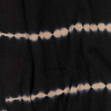 Suzusan Home Throws Nuisuji Shibori Cashmere Knit Throw in Black Black/Light Coffee / 79" L X 55" W