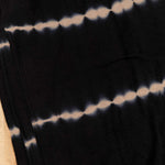 Suzusan Home Throws Nuisuji Shibori Cashmere Knit Throw in Black Black/Light Coffee / 79" L X 55" W
