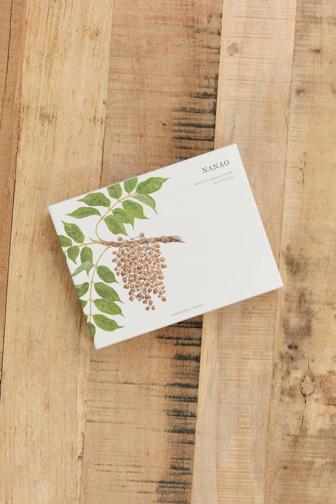 Takazawa Candle Home Candles Nanao Japanese Candle Series Set of 5