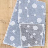 Hirali Kitchen Towel by Takeno Senko in Snowy Hail