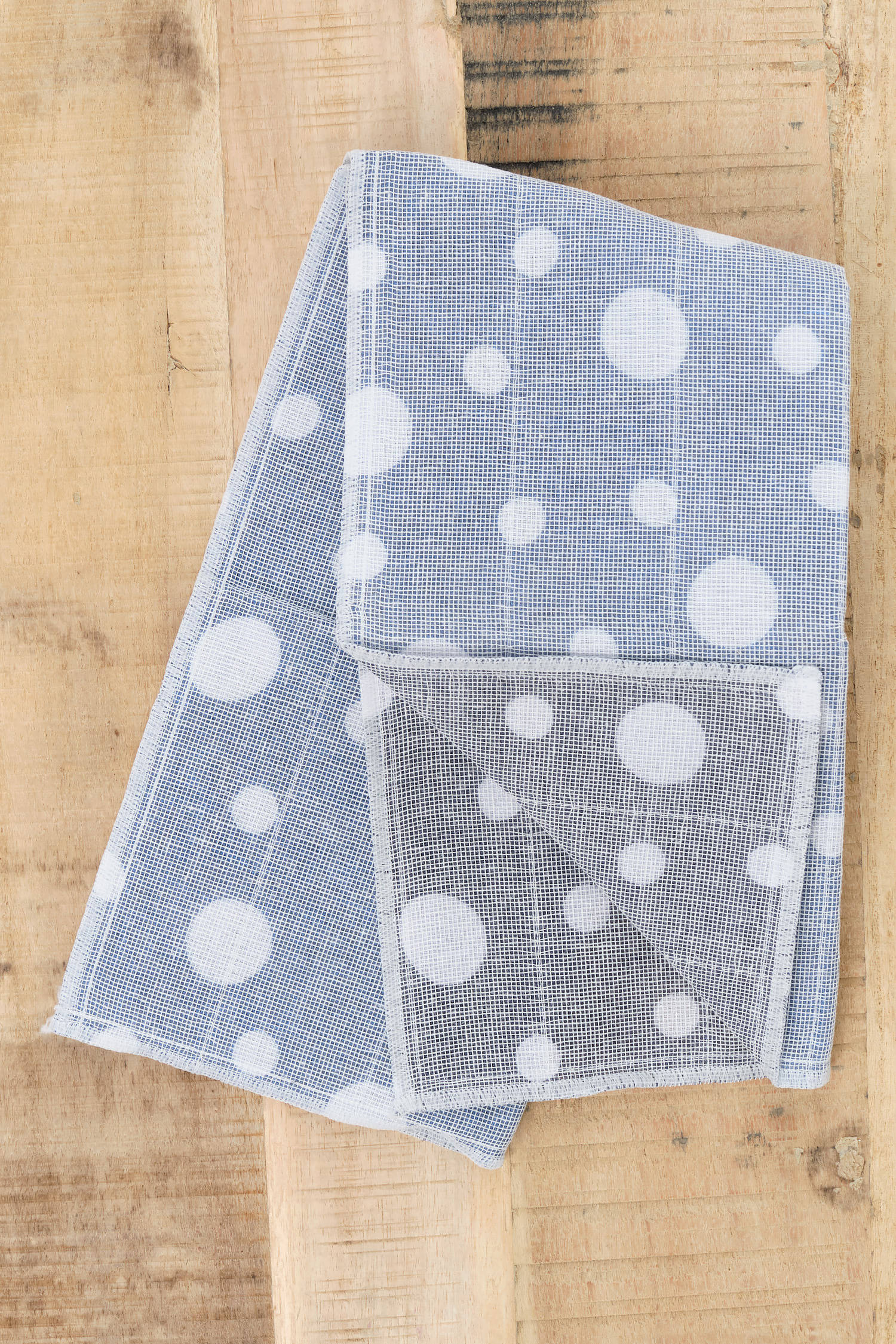 Hirali Kitchen Towel by Takeno Senko in Snowy Hail