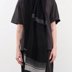 Tamaki Niime Accessories Scarves Small Roots Shawl in Eclipse Eclipse / One Size