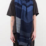Tamaki Niime Accessories Scarves Small Roots Shawl in Mizu Mizu / One Size