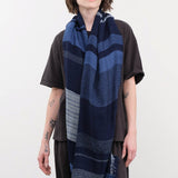 Tamaki Niime Accessories Scarves Small Roots Shawl in Mizu Mizu / One Size