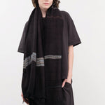 Tamaki Niime Accessories Scarves Big Roots Shawl in Orbit Orbit / One Size