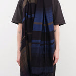 Tamaki Niime Accessories Scarves Big Roots Shawl in Slate Slate / One Size