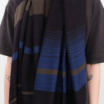Tamaki Niime Accessories Scarves Big Roots Shawl in Slate Slate / One Size