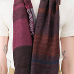 Tamaki Niime Small Roots Shawl in Bramble