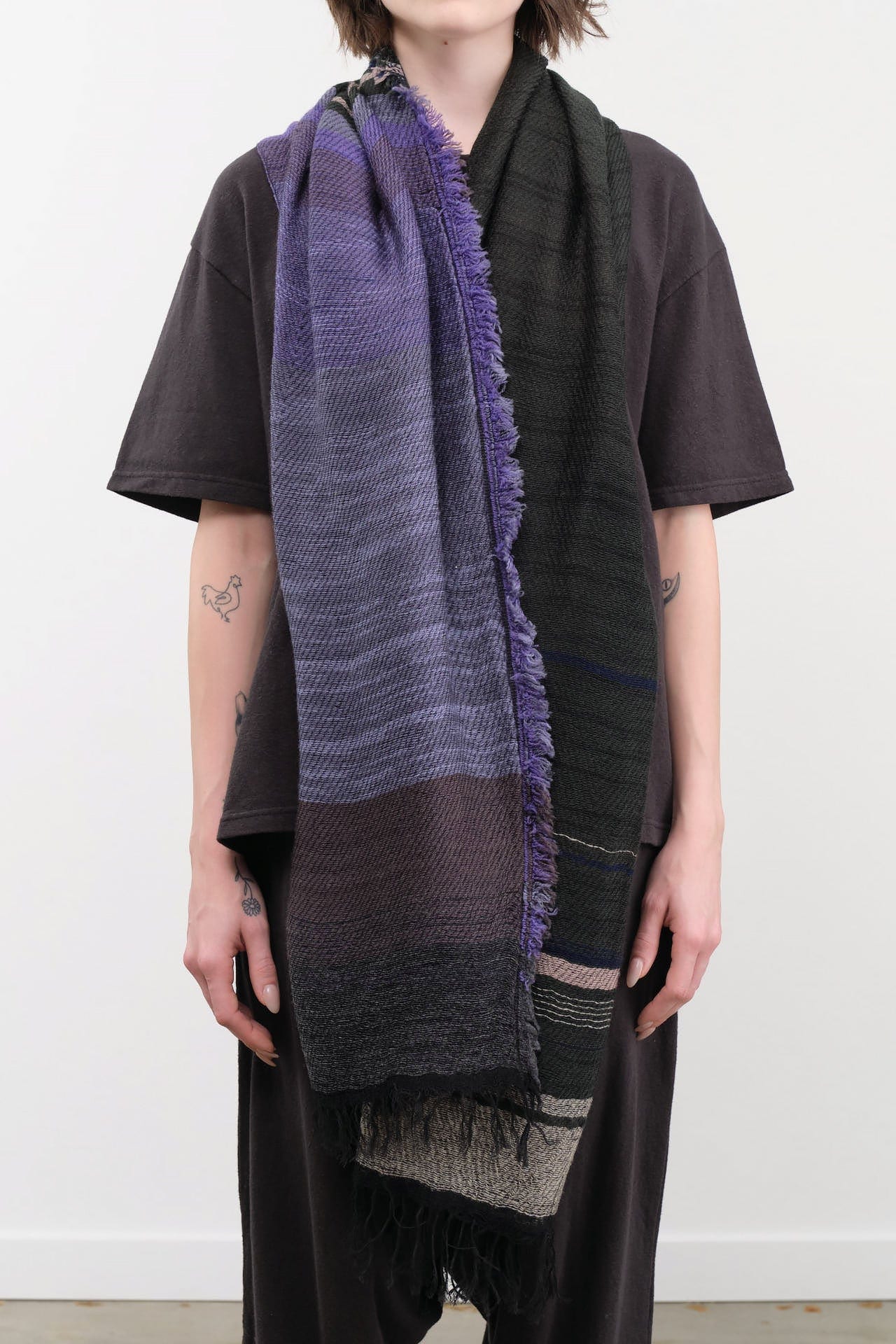 Tamaki Niime Accessories Scarves Small Roots Shawl in Enchant Enchant / One Size