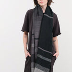 Tamaki Niime Accessories Scarves Small Roots Shawl in Evergreen Evergreen / One Size