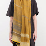 Tamaki Niime Accessories Scarves Small Roots Shawl in Lichen Lichen / One Size