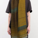 Tamaki Niime Accessories Scarves Small Roots Shawl in Moss Moss / One Size