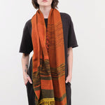 Tamaki Niime Accessories Scarves Small Roots Shawl in Umber Umber / One Size