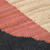 Close up of No. 11 Rose Hemp Rug