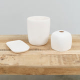 Tina Frey Designs Arc Tissue Box Holder in White Resin