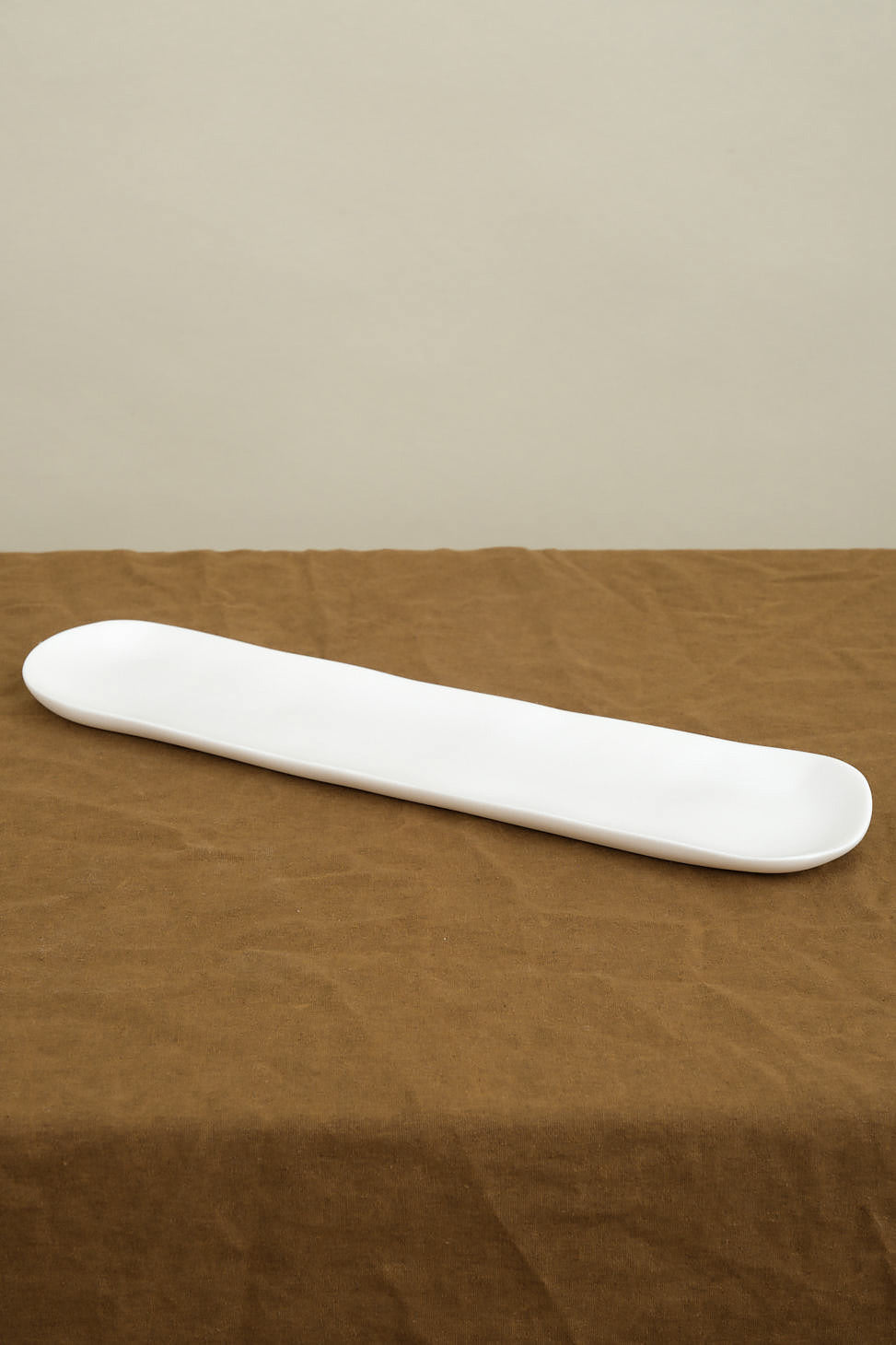 White Resin Baguette Dish by Tina Frey Designs