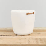 Cuadrado Champagne Bucket by Tina Frey Designs in White Resin