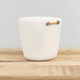 Cuadrado Champagne Bucket by Tina Frey Designs in White Resin