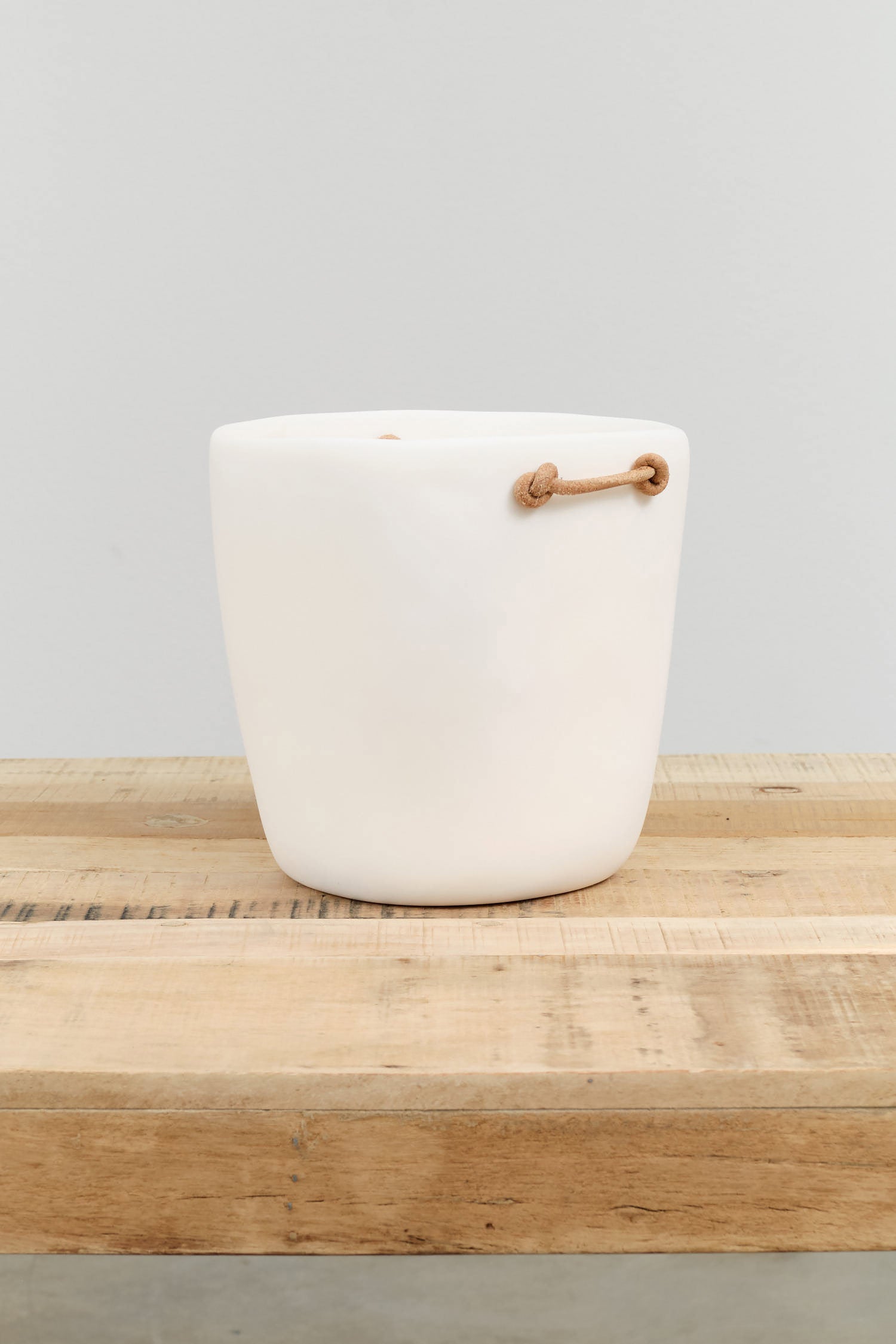 Cuadrado Champagne Bucket by Tina Frey Designs in White Resin