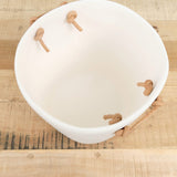 Tine Frey Designs White Resin Cuadrado Champagne Bucket