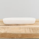 Tina Frey Designs Cuadrado Short Centerpiece Bowl in White Resin