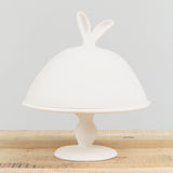 Lapin Large Domed Cake Stand by Tina Frey Designs in White Resin