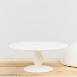 White Resin Lapin Large Domed Cake Stand by Tina Frey Designs