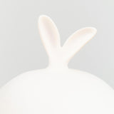 White Resin Lapin Large Domed Cake Stand with Bunny Ears by Tina Frey Designs 