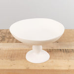 Tina Frey Designs Home Kitchen Serving Large Pedestal Bowl White / 7.5" Dia X 12" H