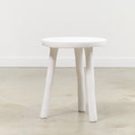 Occasional Side Table by Tina Frey Designs in White Resin