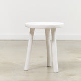 Occasional Side Table by Tina Frey Designs in White Resin