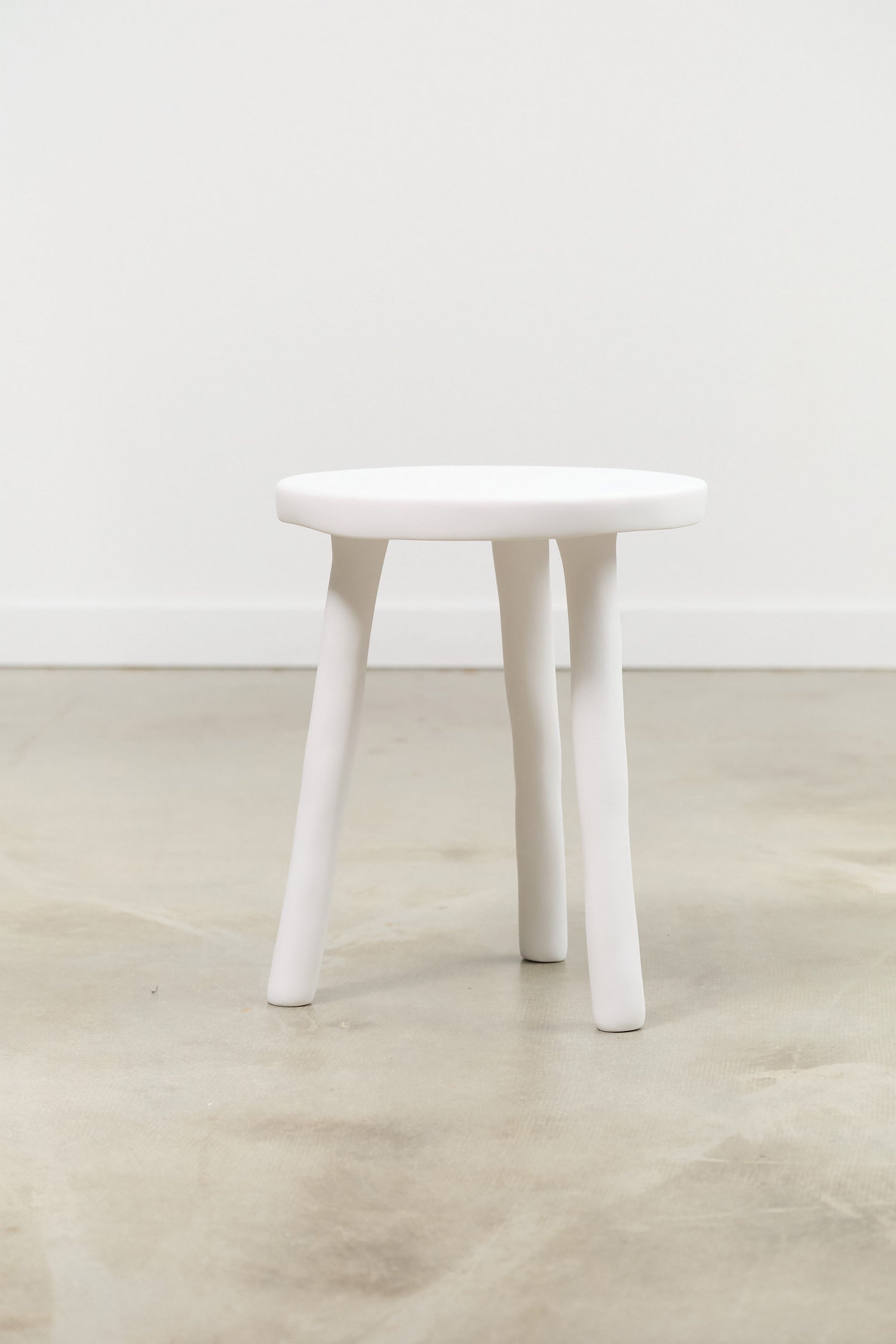 Occasional Side Table by Tina Frey Designs in White Resin