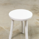 Tina Frey Designs Occasional Side Table Night Stand in White Resin