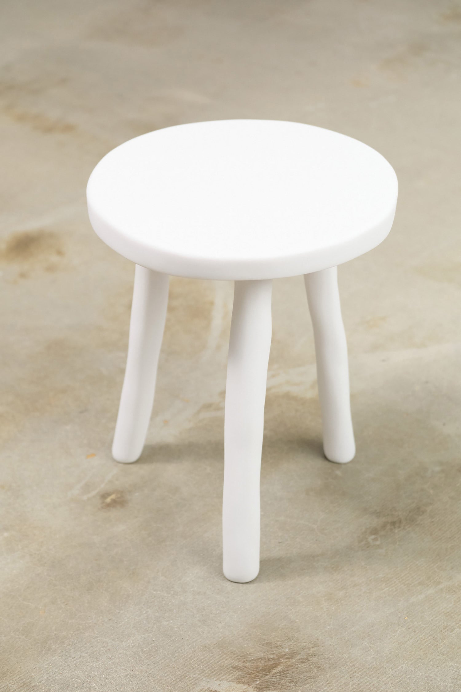 Tina Frey Designs Occasional Side Table in White Resin