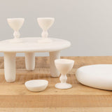 Tina Frey Designs Home Kitchen Serving Pedestal Egg Cup White