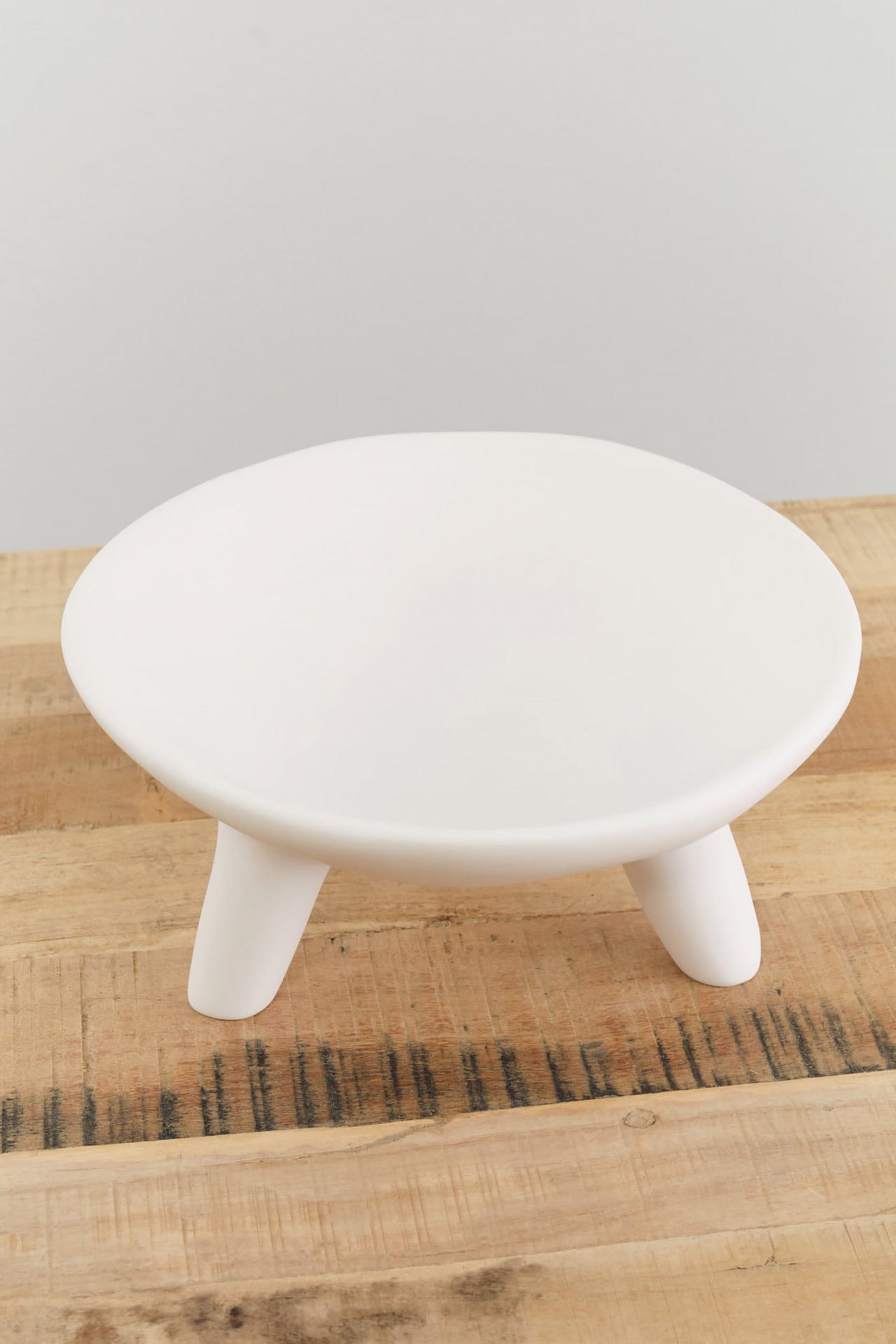 Tina Frey Designs Home Kitchen Serving Puddle Large Elevated Bowl White