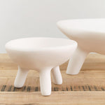 Tina Frey Designs Home Kitchen Serving Puddle Medium Elevated Bowl White