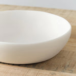 Tina Frey Designs Purist Small Bowl for Serving in White Resin