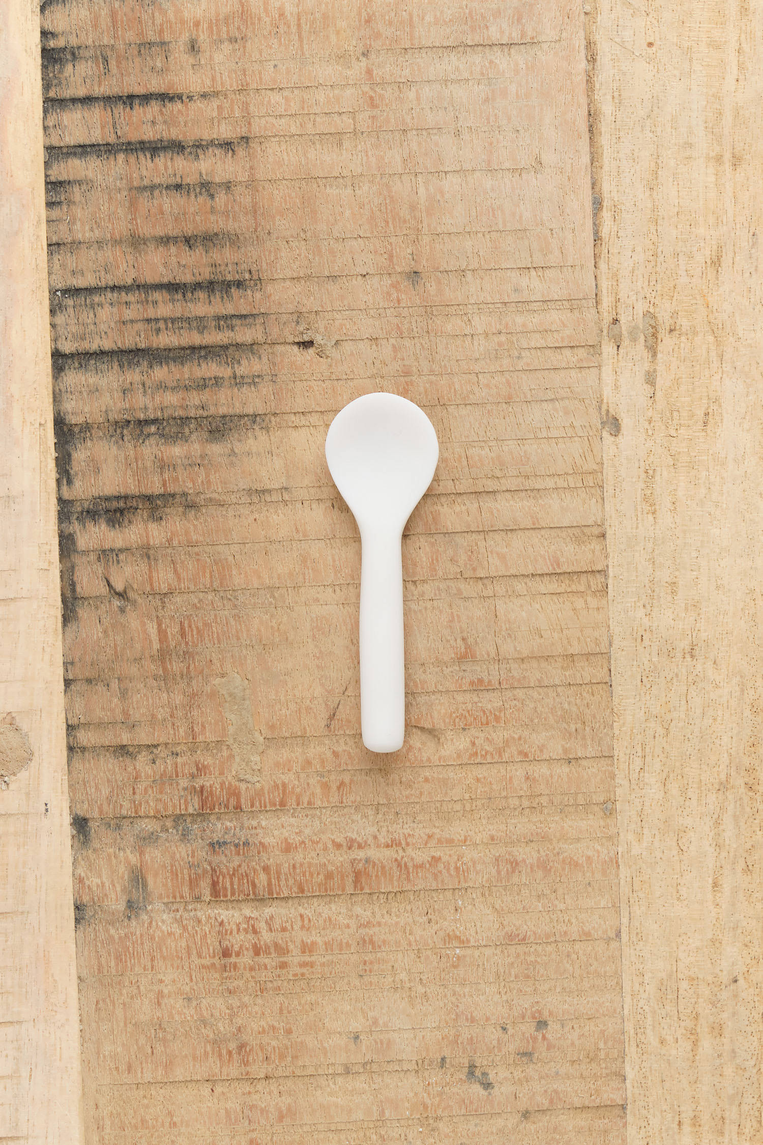 Sculpt Caviar Spoon by Tina Frey Designs in White Resin