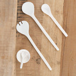 Tina Frey Designs Home Kitchen Serving Sculpt Medium Serving Set White