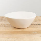 Tina Frey Designs Home Kitchen Dishware Sculpt Medium Tapered Bowl White