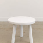 Tina Frey Designs Home Furniture Sculpt Milking Stool in White White / 15" Dia X 12.5" H