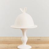 Tina Frey Designs Home Kitchen Serving Lapin Small Domed Cake Stand White / 8" Dia X 12" H