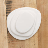 Tina Frey Designs Home Kitchen Serving Puddle Large Platter White