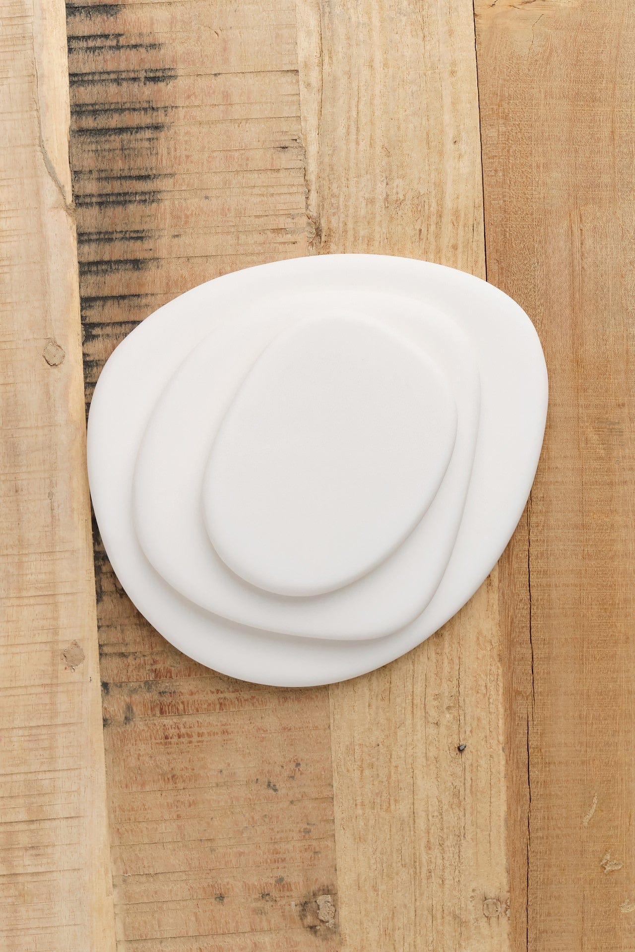 Tina Frey Designs Home Kitchen Serving Puddle Large Platter White