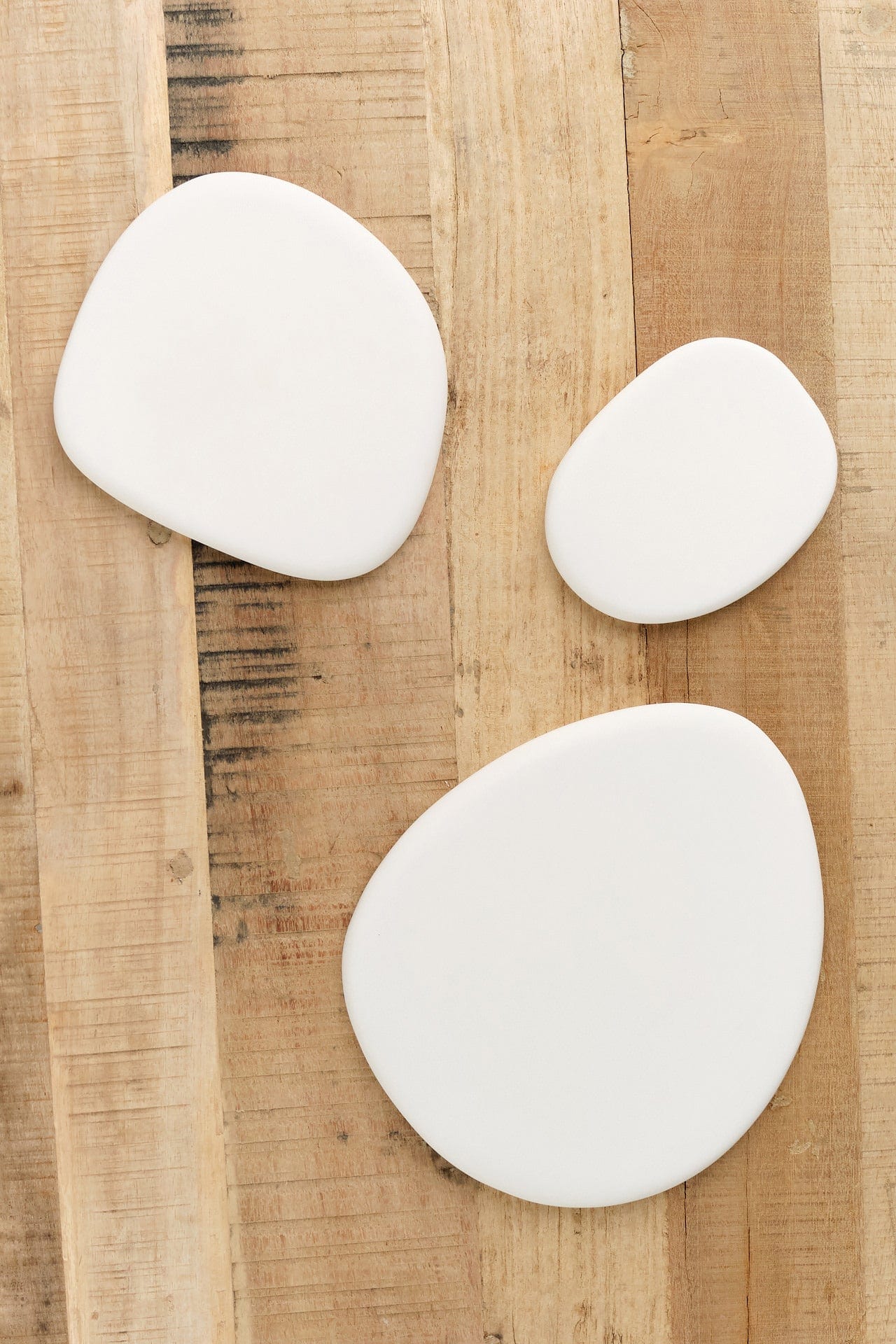 Tina Frey Designs Home Kitchen Serving Puddle Medium Platter White