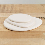 Tina Frey Designs Home Kitchen Serving Puddle Medium Platter White