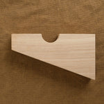 Wood Square Notched Wall Mount Bracket